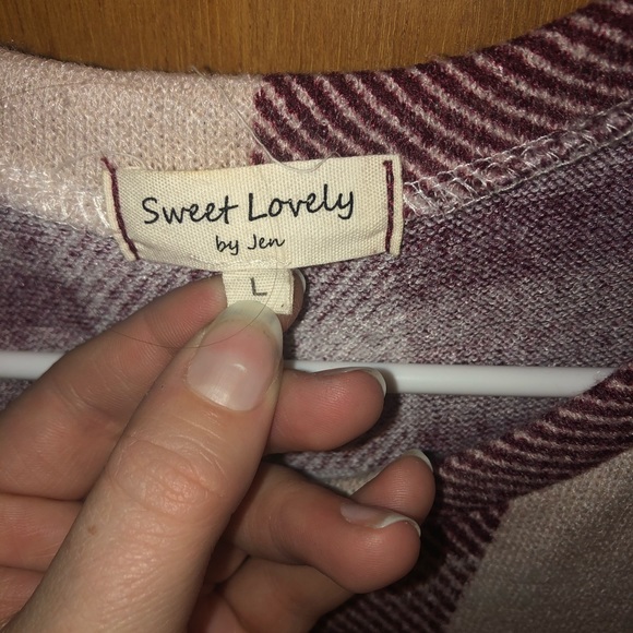 Women’s plaid stretch dress, L - Picture 2 of 4